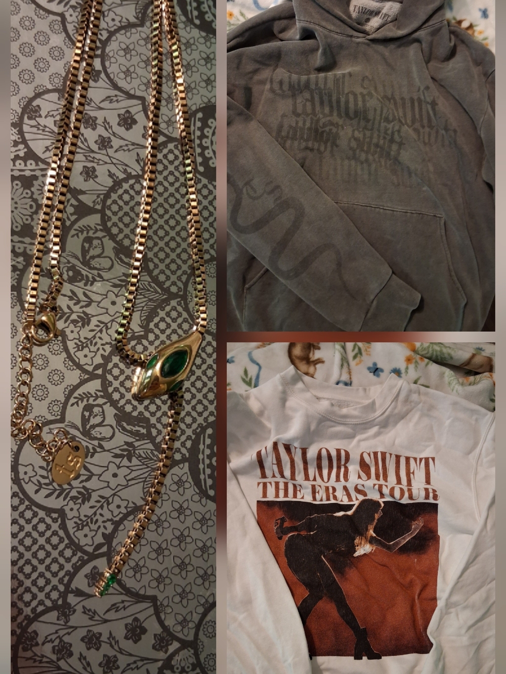 Reputation Bundle! Official Merch! Crewneck, Hoodie and Necklace!